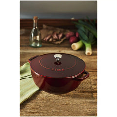 Staub | 3.75 qt, Essential French Oven, Grenadine | Cast Iron