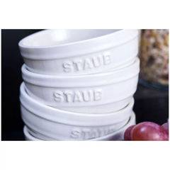 Staub | 6.5-inch / 2-pc, Large Universal Bowl Set, White | Stoneware