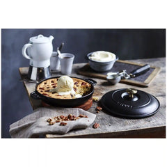 Staub | 8-inch, Round, Covered Baking Dish With Lid, Matte Black | Cast Iron
