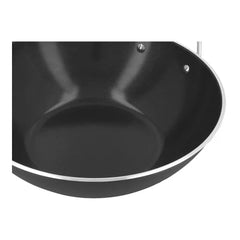 Demeyere | 12-inch, Aluminum, Wok With Ceramic Coating, Matte Black | Alu Pro 5