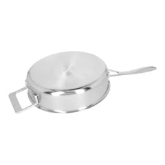 Demeyere | 3 qt Sauté Pan With Helper Handle And Lid, 18/10 Stainless Steel  | Industry 5