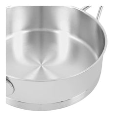 Demeyere | 3 qt Sauté Pan With Helper Handle And Lid, 18/10 Stainless Steel  | Atlantis