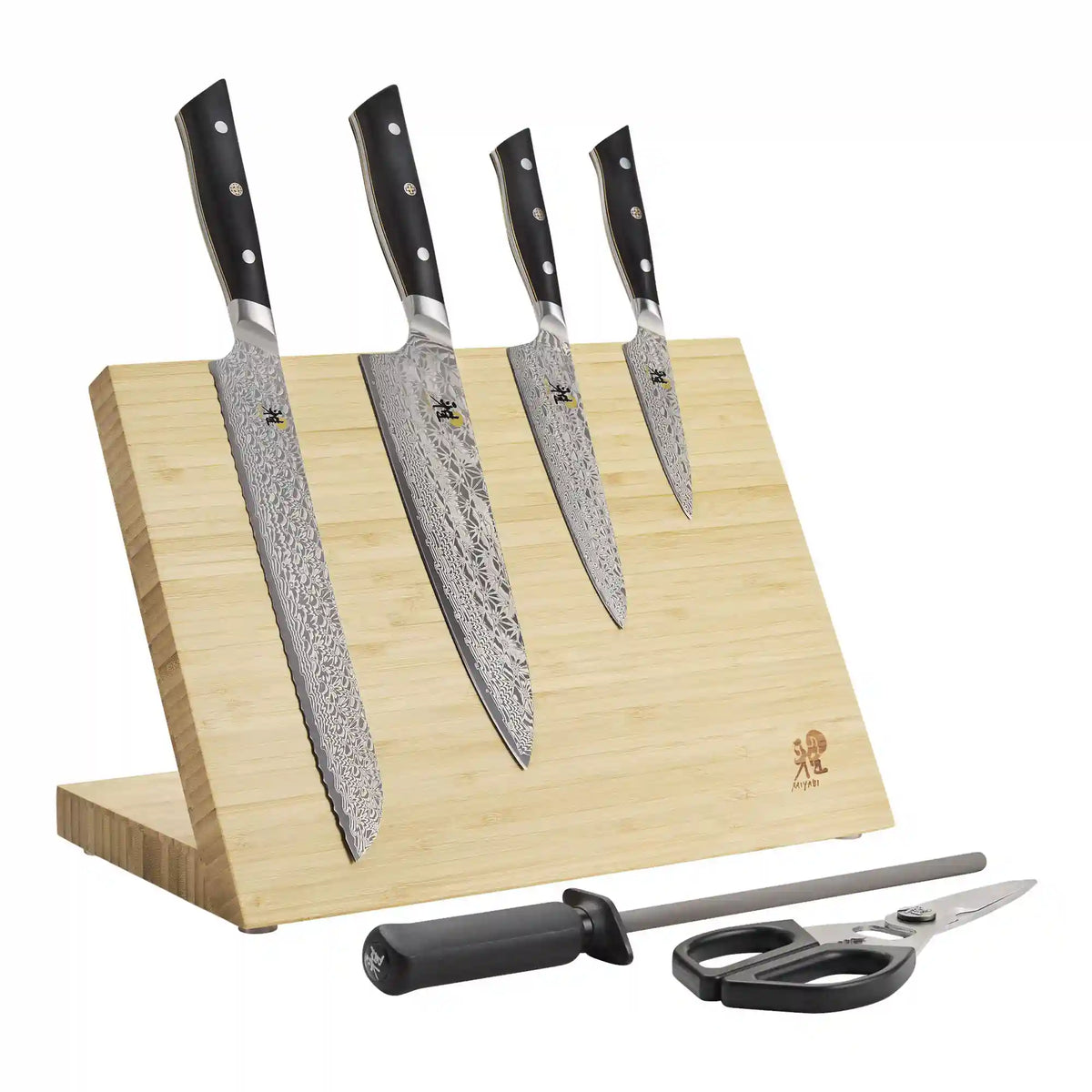 MIYABI | 7-pc, Knife Set | HIBANA 800DP