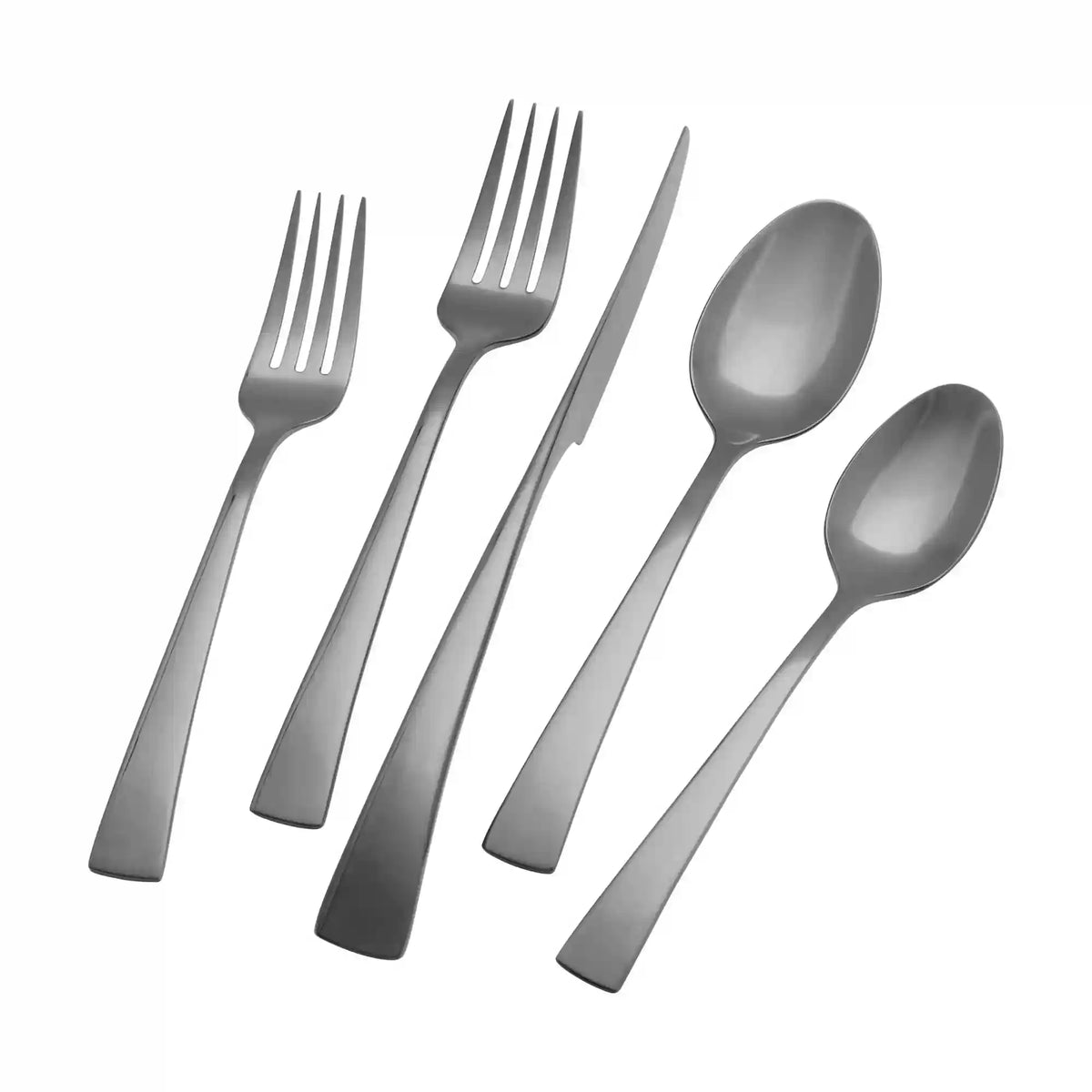ZWILLING | 20-pc Slate Flatware Set, 18/10 Stainless Steel, Anthracite | Bellasera (slate)