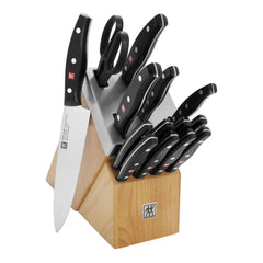 ZWILLING | 15-pc, Self Sharpening Knife block set, Natural | Signature