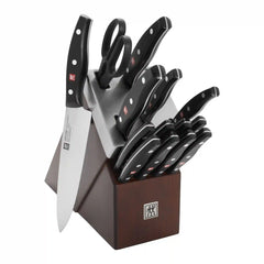 ZWILLING | 15-pc, Self Sharpening Knife block set, Brown | Signature