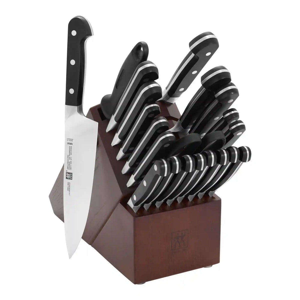 ZWILLING | 22-pc, Knife block set, Matte Black | Pro