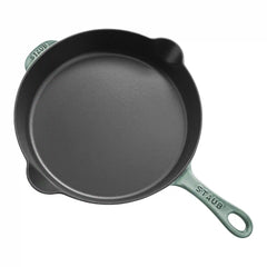 Staub | 11-inch, Traditional Deep Skillet, Eucalyptus | Cast Iron