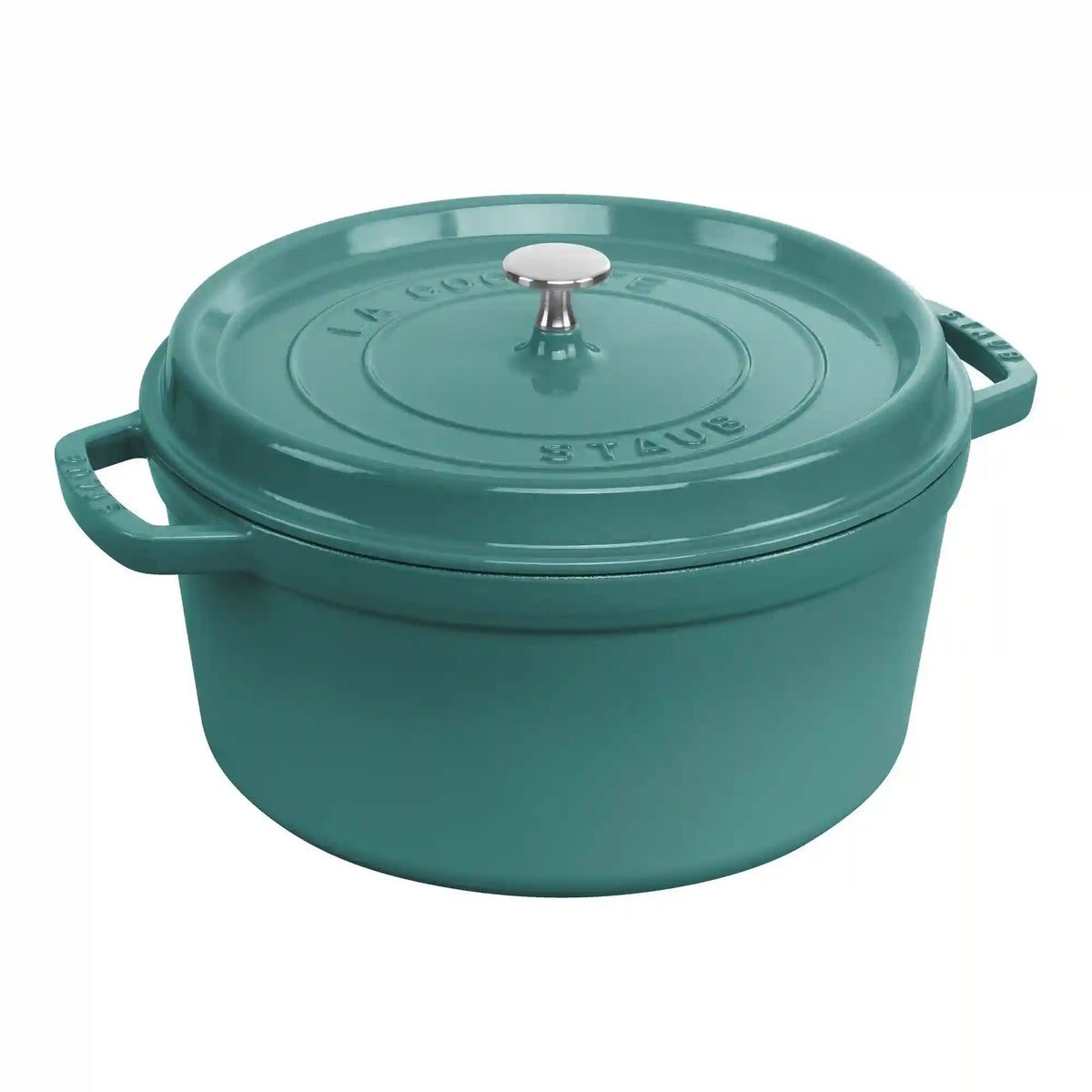 Staub | 7 qt, Round, Dutch Oven, Turquoise | Cast Iron