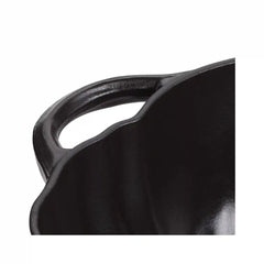 Staub | 3.5 qt, Pumpkin, Dutch Oven With Stainless Steel Knob, Matte Black | Cast Iron