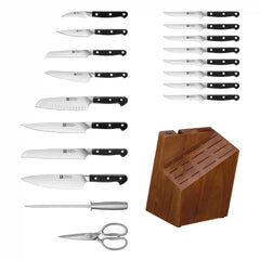 ZWILLING | 19-pc, Knife block set, No-Color | Pro