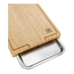 ZWILLING | 15.5-inch x 12-inch Cutting Board With Tray, Bamboo  | BBQ+