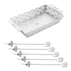 ZWILLING | 6-pc Kabob Set, Stainless Steel  | BBQ+
