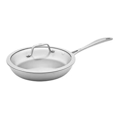 ZWILLING | 3 Ply, 9.5-inch, 18/10 Stainless Steel, Frying Pan With Glass Lid | Spirit Stainless