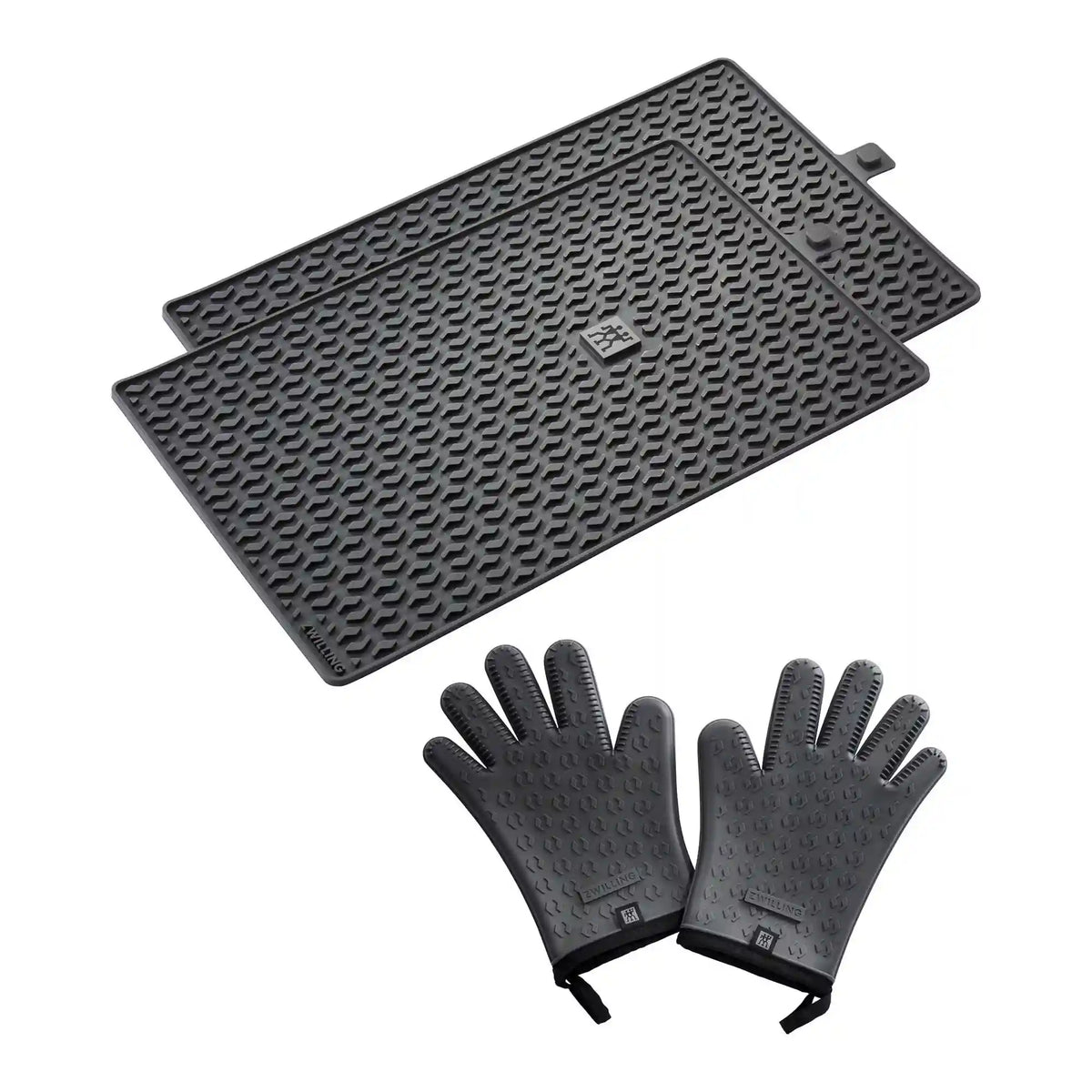ZWILLING | 3-pc Mat And Gloves Set, Silicone  | BBQ+