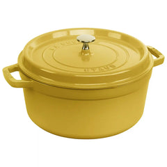 Staub | 5.5 qt, Round, Dutch Oven, Citron | Cast Iron
