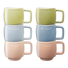 Staub | 3.5-oz-/-6-pc  Macaron Espresso Cups | Stoneware