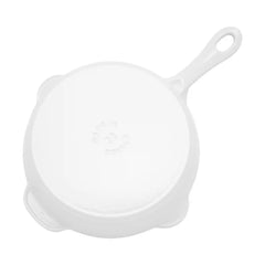 Staub | 8.5-inch, Traditional Deep Skillet, Pure White | Cast Iron