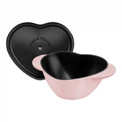 Staub | 1.75 qt, Heart, Dutch Oven, Peony Pink | Cast Iron - Specialty Shaped Cocottes