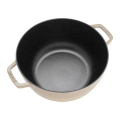 Staub | 5 qt, Essential French Oven, Sesame | Cast Iron