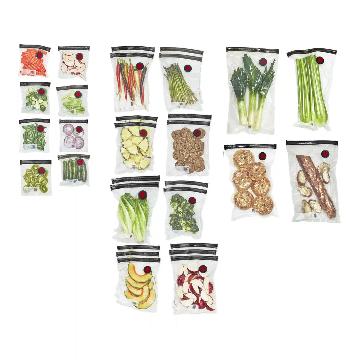 ZWILLING | S/M/L / 30-pc Vacuum Bag Set, Plastic  | Fresh & Save