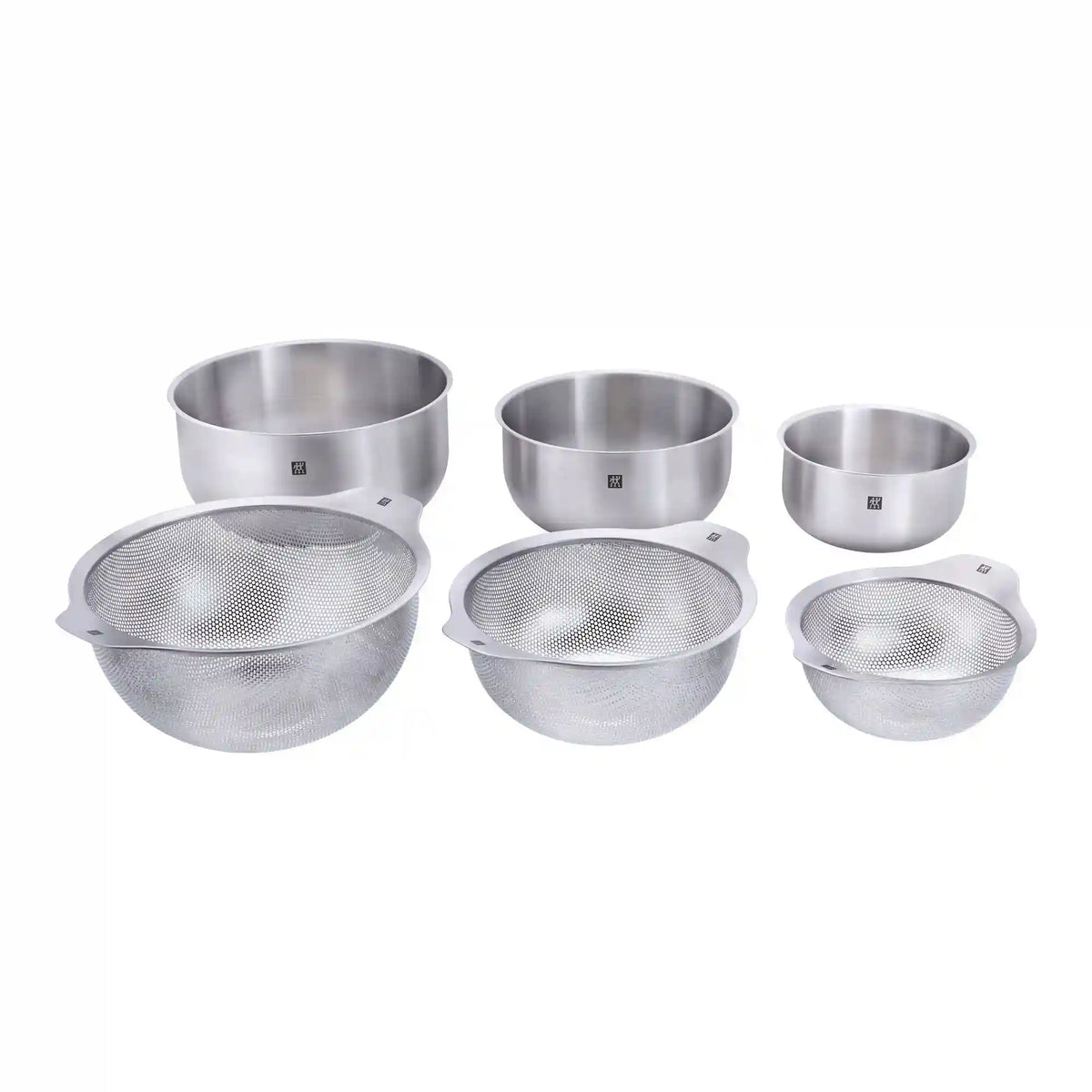 ZWILLING | 6-pc, Bowl and Strainer Set, Silver | Prep