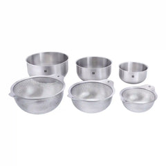 ZWILLING | 6-pc, Bowl and Strainer Set, Silver | Prep