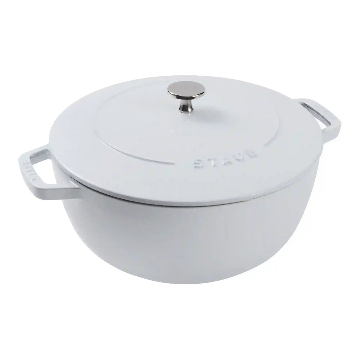 Staub | 5 qt, Essential French Oven, Pure White | Cast Iron