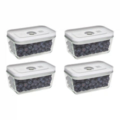 ZWILLING | S / 4-pc, Vacuum Box Set, Glass, Grey | Fresh & Save