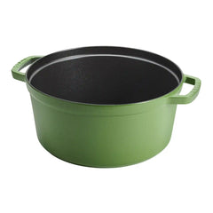 Staub | 7 qt, Round, Dutch Oven, Pistachio | Cast Iron - Round Cocottes