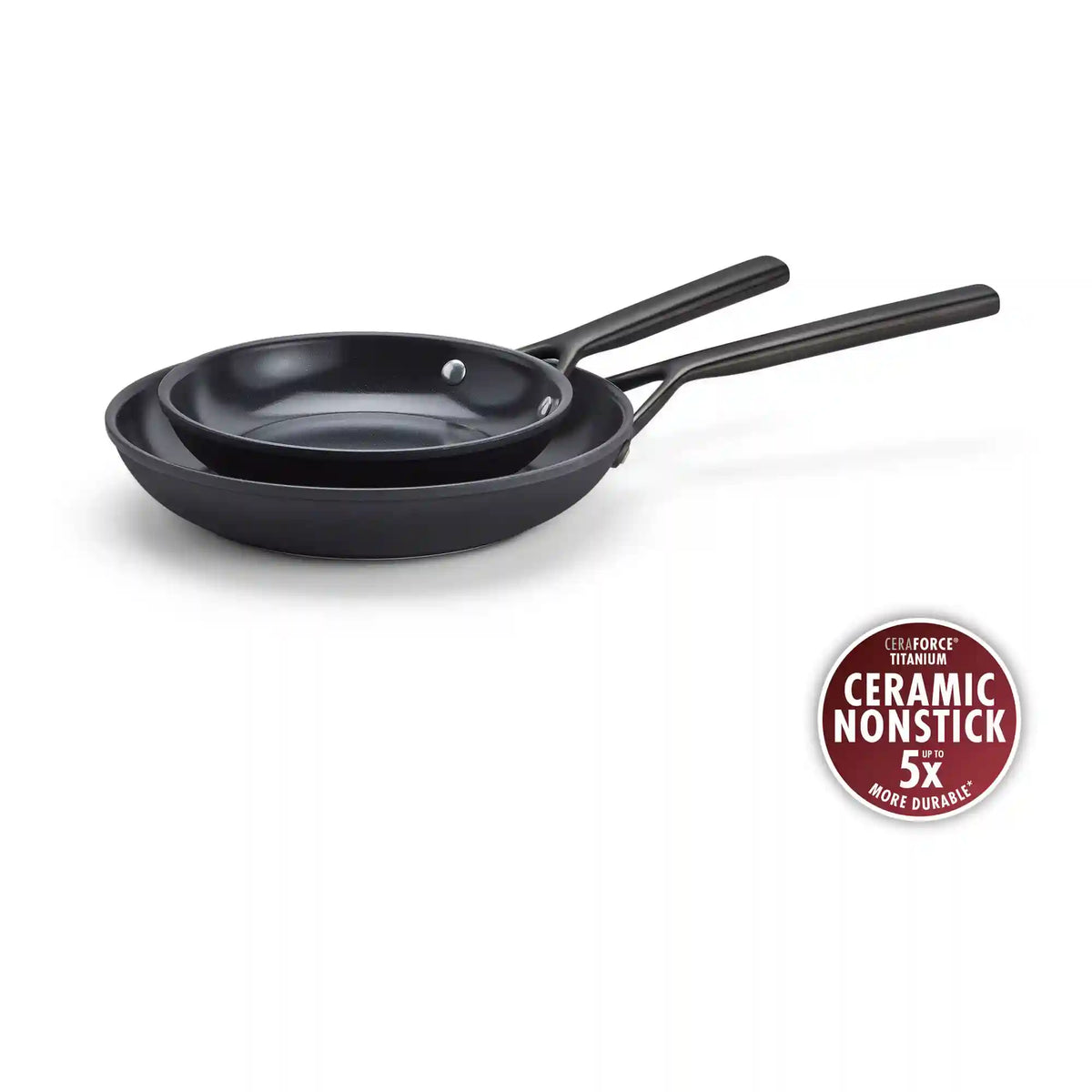 ZWILLING | 2-pc, Frying Pan Set Ceramic Nonstick Titanium | Milano