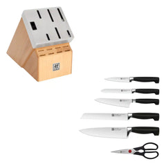 ZWILLING | 7-pc, Knife block set, Natural | Four Star