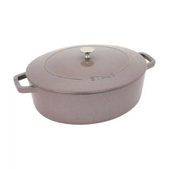 Staub | 6.25 qt, Wide Oval Dutch Oven, Lilac | Cast Iron