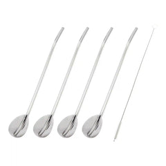 ZWILLING | 5-pc, Spoon Straw Set With Cleaning Brush | Flatware Accessories