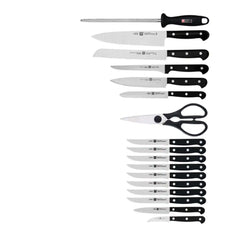 ZWILLING | 18-pc, Knife block set, Natural | TWIN Gourmet