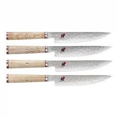 MIYABI | 4-pc, Steak Knife Set | Birchwood SG2