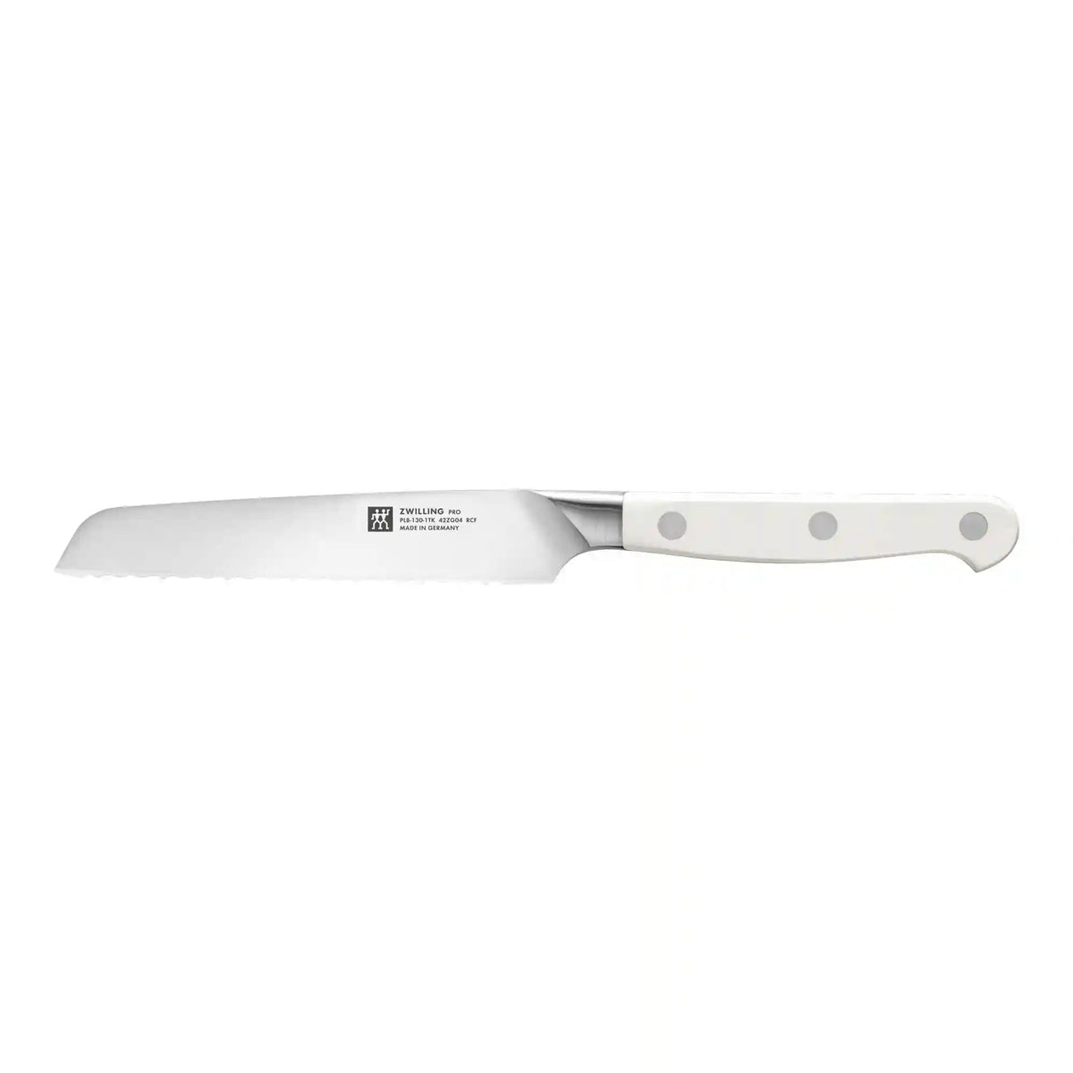 ZWILLING | 5-inch Utility Knife, Serrated Edge  | Pro le blanc