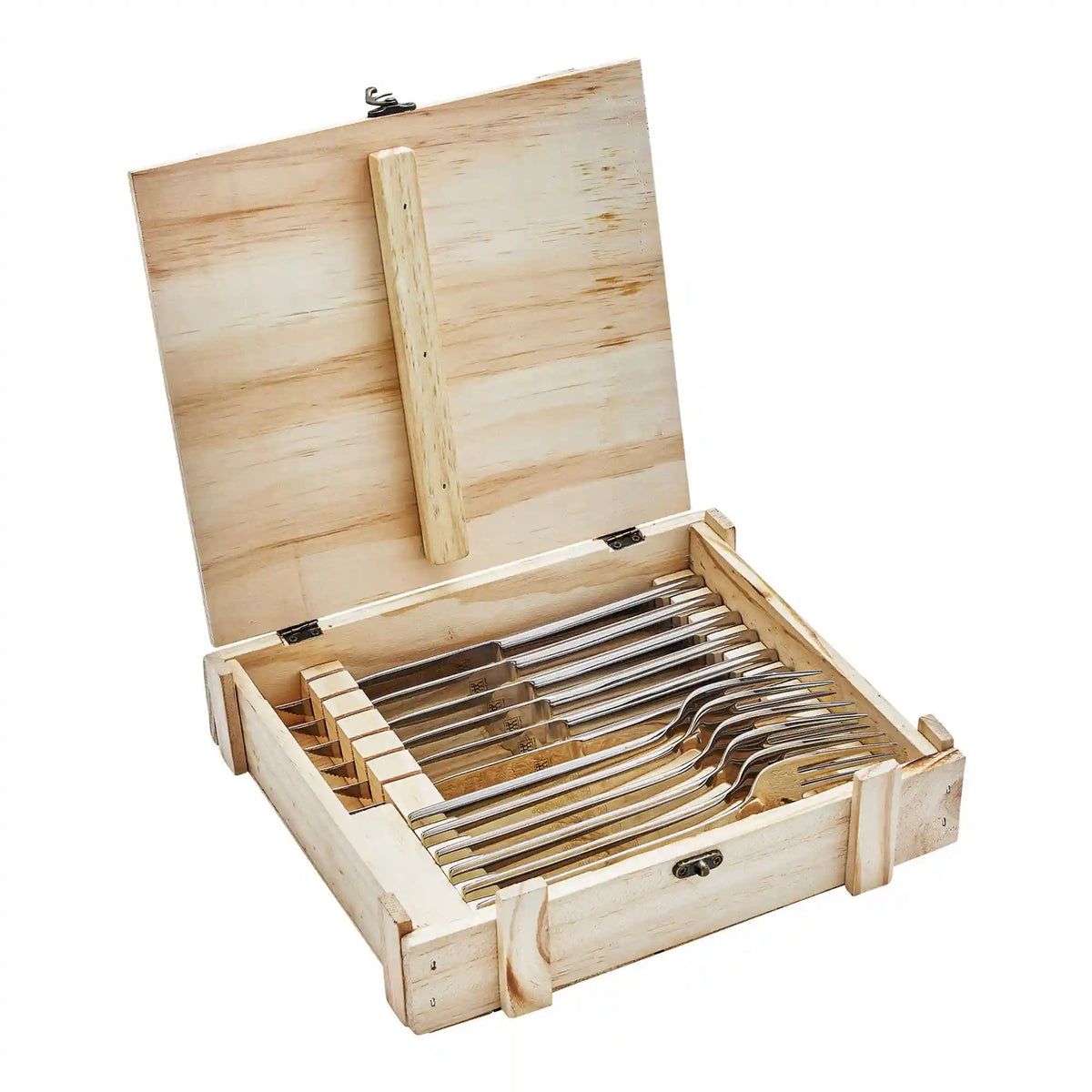 ZWILLING | 12-pc, 18/10 Stainless Steel Steak Dinner Stainless Steel Steak Knife Set In Wood Presentation Box | Steak Sets