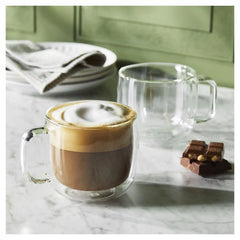 ZWILLING | 2-pc, Cappuccino Glass Mug Set | Sorrento Plus Double Wall Glassware