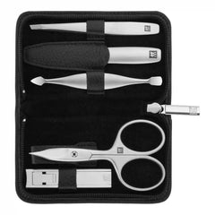 ZWILLING | 5-pc, Manicure Pedicure Set With Compact Nail Clippers | PREMIUM