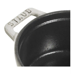 Staub | 0.25 qt, Mini Round Dutch Oven, White Truffle | Cast Iron