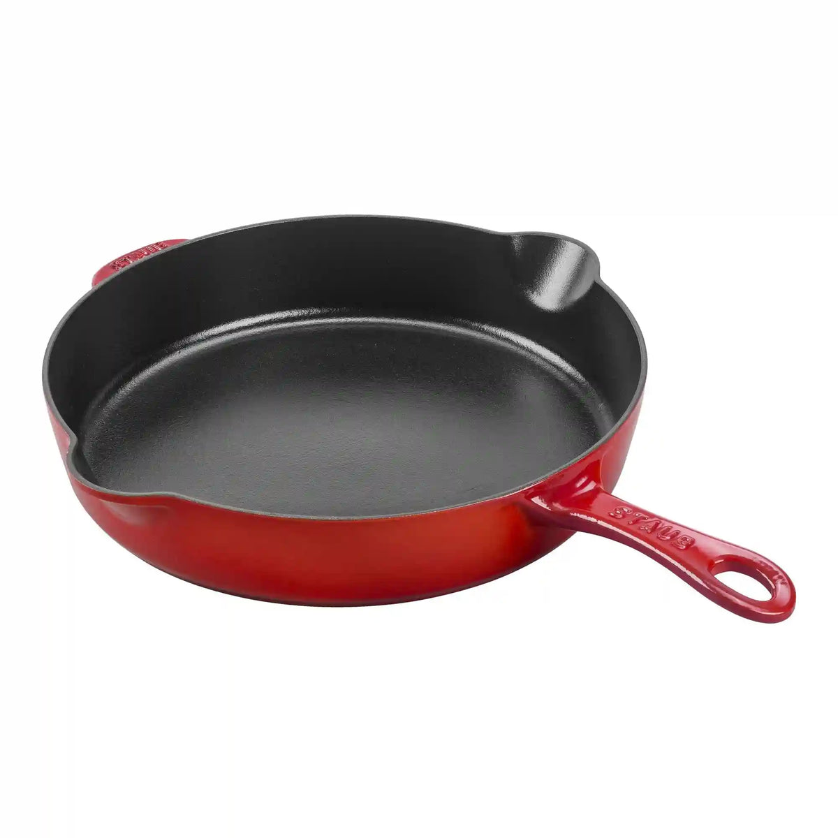 Staub | 11-inch, Traditional Deep Skillet, Cherry | Cast Iron