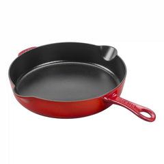 Staub | 11-inch, Traditional Deep Skillet, Cherry | Cast Iron
