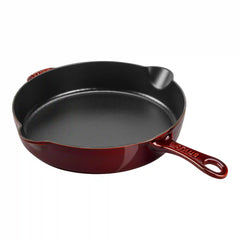 Staub | 11-inch, Traditional Deep Skillet, Grenadine | Cast Iron