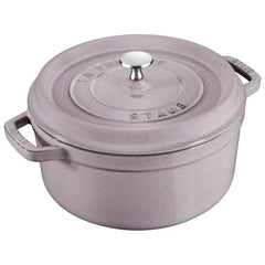 Staub | 5.5 qt, Round, Dutch Oven, Lilac | Cast Iron