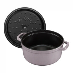 Staub | 5.5 qt, Round, Dutch Oven, Lilac | Cast Iron
