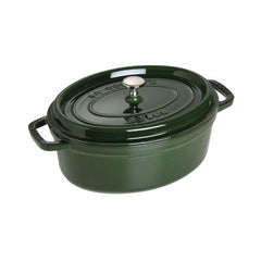 Staub | 5.75 qt, Oval, Dutch Oven, Basil | Cast Iron