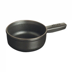 Staub | 0.375 qt, Mini Cheese Fondue Pot, Matte Black | Cast Iron