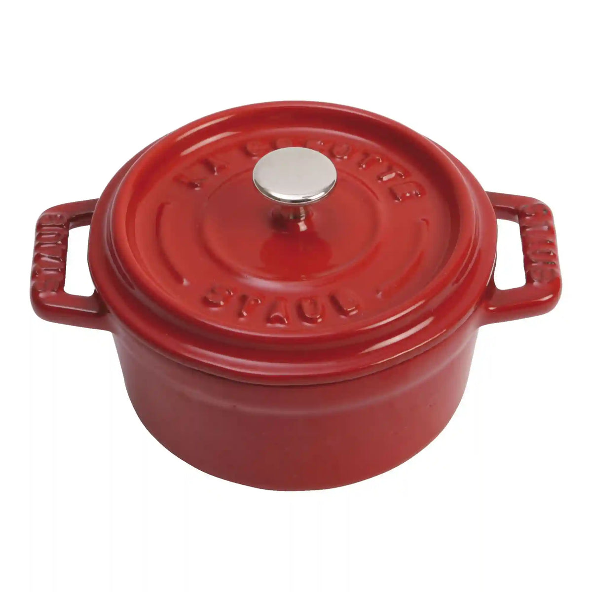 Staub | 0.25 qt, Mini Round Dutch Oven, Cherry | Cast Iron