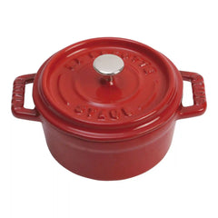 Staub | 0.25 qt, Mini Round Dutch Oven, Cherry | Cast Iron